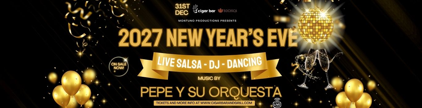 Cigar Bar NYE 2026 MP Ticket Header